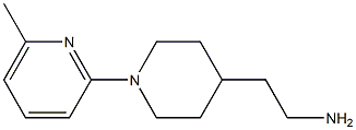 4-Piperidineethanamine,1-(6-methyl-2-pyridinyl)-(9CI) Struktur