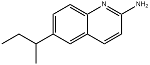 2-Quinolinamine,6-(1-methylpropyl)-(9CI) Struktur