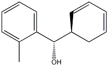 Benzenemethanol, alpha-(1R)-2,4-cyclohexadien-1-yl-2-methyl-, (alphaS)-rel- (9CI) Struktur