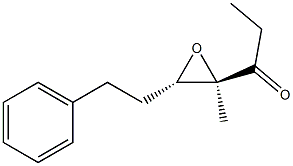 1-Propanone,1-[(2R,3S)-2-methyl-3-(2-phenylethyl)oxiranyl]-,rel-(9CI) Struktur