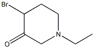 3-Piperidinone,4-bromo-1-ethyl-(9CI) Struktur