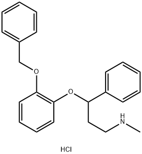 N-Methyl-3-(2-Methyl phenoxy)-3-phenyl-propyl aMine hydrochloride (AtoMoxetine) Struktur