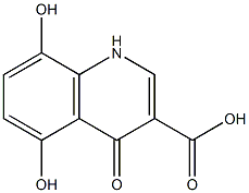 3-Quinolinecarboxylicacid,4,5,8-trihydroxy-(9CI) Struktur