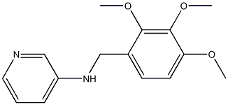 N-(3-pyridinyl)-N-(2,3,4-trimethoxybenzyl)amine Struktur