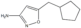 3-Isoxazolamine,5-(cyclopentylmethyl)-(9CI) Struktur