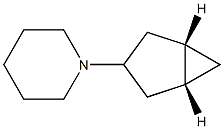 Piperidine, 1-bicyclo[3.1.0]hex-3-yl-, (1-alpha-,3-ba-,5-alpha-)- (9CI) Struktur