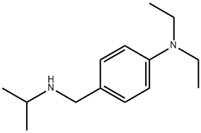 N,N-diethyl-4-[(propan-2-ylamino)methyl]aniline Struktur