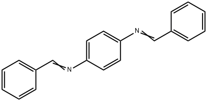 N,N'-(1,4-Phenylene)bis(benzenemethanimine) Struktur