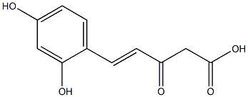 4-Pentenoicacid,5-(2,4-dihydroxyphenyl)-3-oxo-(4CI) Struktur