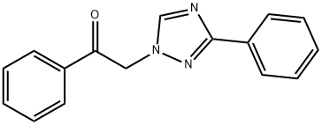 1-PHENYL-2-(3-PHENYL-1H-1,2,4-TRIAZOL-1-YL)ETHA* Struktur