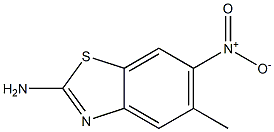 2-Benzothiazolamine,5-methyl-6-nitro-(9CI) Struktur