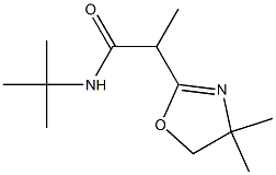 2-Oxazoleacetamide,N-(1,1-dimethylethyl)-4,5-dihydro-alpha,4,4-trimethyl-(9CI) Struktur