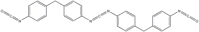 n,n'-methanetetraylbis[4-[(4-isocyanatophenyl)methyl]-benzenamin Struktur