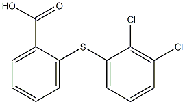 2-[(2,3-dichlorophenyl)sulfanyl]benzoic acid Struktur