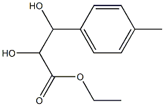 Benzenepropanoic acid, alpha,ba-dihydroxy-4-methyl-, ethyl ester (9CI) Struktur