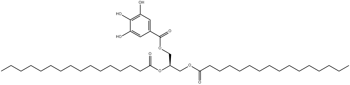 1,2-dipalMitoyl-sn-glycero-3-galloyl Struktur