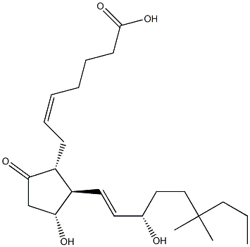 18,18,20-trimethylprostaglandin E2 Struktur