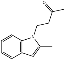 2-Butanone,4-(2-methyl-1-indolyl)-(4CI) Struktur