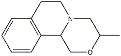 [1,4]Oxazino[3,4-a]isoquinoline,1,3,4,6,7,11b-hexahydro-3-methyl-(8CI) Struktur