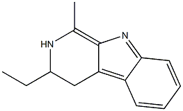 3H-Pyrido[3,4-b]indole,3-ethyl-4,9-dihydro-1-methyl-(8CI) Struktur