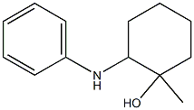 Cyclohexanol,2-anilino-1-methyl-(8CI) Struktur