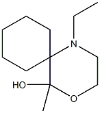 4-Oxa-1-azaspiro[5.5]undecan-5-ol,1-ethyl-5-methyl-(8CI) Struktur