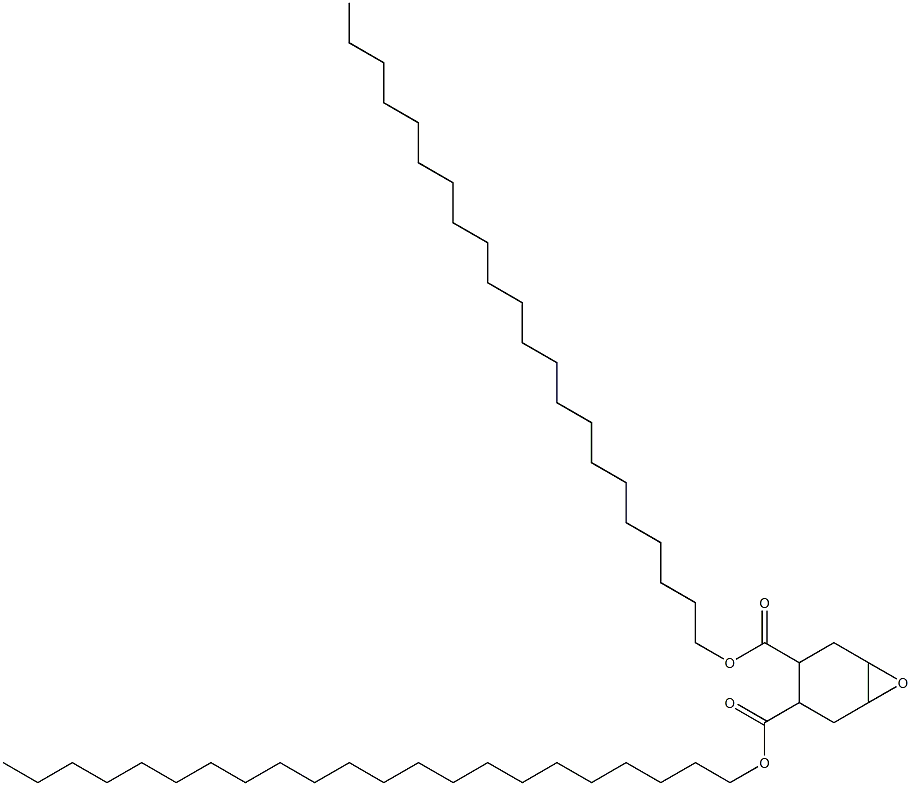 7-Oxabicyclo[4.1.0]heptane-3,4-dicarboxylic acid didocosyl ester Struktur