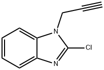 1H-Benzimidazole,2-chloro-1-(2-propynyl)-(9CI) Struktur