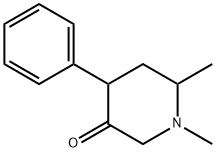 3-Piperidone,1,6-dimethyl-4-phenyl-(8CI) Struktur