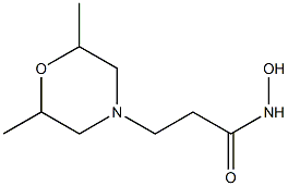 4-Morpholinepropionohydroxamicacid,2,6-dimethyl-(8CI) Struktur