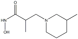 1-Piperidinepropionohydroxamicacid,alpha,3-dimethyl-(8CI) Struktur