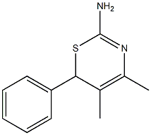 6H-1,3-Thiazin-2-amine,4,5-dimethyl-6-phenyl-(9CI) Struktur