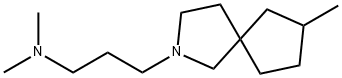 2-Azaspiro[4.4]nonane-2-propanamine,N,N,7-trimethyl-(9CI) Struktur