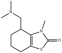 2(3H)-Benzothiazolone,4-[(dimethylamino)methyl]-4,5,6,7-tetrahydro-3-methyl-(9CI) Struktur