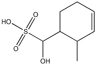 3-Cyclohexene-1-methanesulfonicacid,alpha-hydroxy-2-methyl-(9CI) Struktur