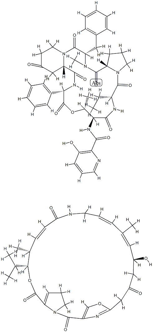 Pristinamycine Struktur