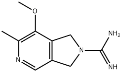 2H-Pyrrolo[3,4-c]pyridine-2-carboximidamide,1,3-dihydro-7-methoxy-6-methyl-(9CI) Struktur