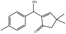 2-Cyclopenten-1-one,2-[hydroxy(4-methylphenyl)methyl]-4,4-dimethyl-(9CI) Struktur