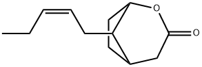 2-Oxabicyclo[3.2.1]octan-3-one,8-(2Z)-2-pentenyl-(9CI) Struktur