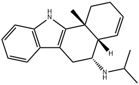 (4aS)-1,4a,5,6,11,11b-Hexahydro-11bβ-methyl-N-isopropyl-2H-benzo[a]carbazol-5α-amine Struktur