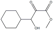 Cyclohexanepropanoic acid, -ba--hydroxy--alpha--oxo-, methyl ester (9CI) Struktur