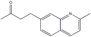 2-Butanone,4-(2-methyl-7-quinolyl)-(4CI) Struktur