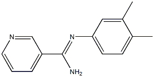 3-Pyridinecarboximidamide,N-(3,4-dimethylphenyl)-(9CI) Struktur