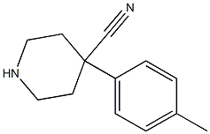 4-Piperidinecarbonitrile,4-(4-methylphenyl)-(9CI) Struktur