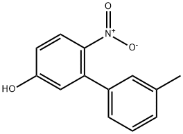 [1,1-Biphenyl]-3-ol,3-methyl-6-nitro-(9CI) Struktur