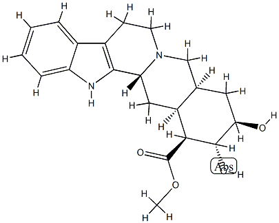 18-Beta-hydroxy-3-epi-alpha-yohimbine Struktur