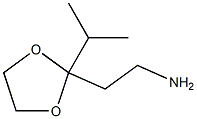 1,3-Dioxolane-2-ethanamine,2-(1-methylethyl)-(9CI) Struktur