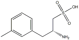 Benzenepropanesulfonic acid, ba-amino-3-methyl-, (baR)- (9CI) Struktur