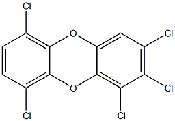 1,2,3,6,9-pentachlorooxanthrene Struktur