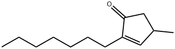 2-Cyclopenten-1-one,2-heptyl-4-methyl-(9CI) Struktur